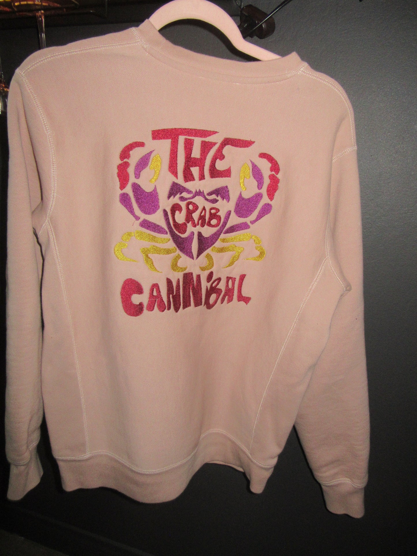 -The Cannibal Crab- Crab Embroidered Crewneck