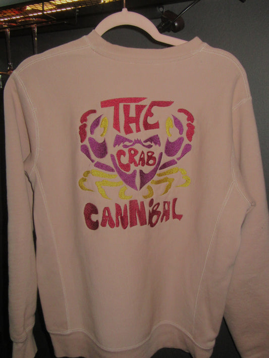 -The Cannibal Crab- Crab Embroidered Crewneck